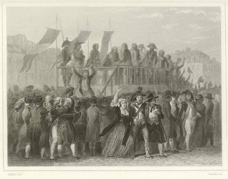 Volontari che si arruolano da Denis Auguste Marie Raffet
