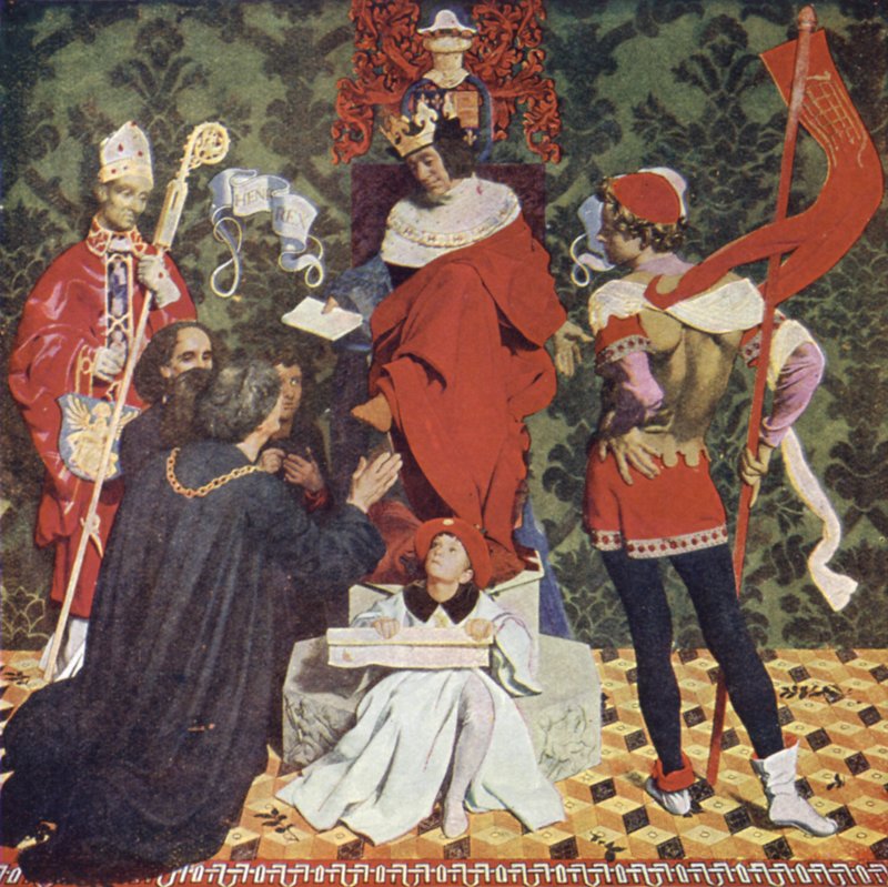 John Cabot e i Suoi Figli Ricevono la Carta da Re Enrico VII per Navigare alla Ricerca di Nuove Terre da Denis William Eden