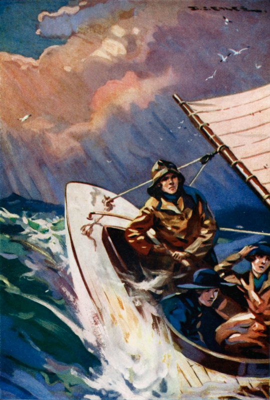 Si dirigono verso il lupo (litografia a colori) da Derek Charles Eyles