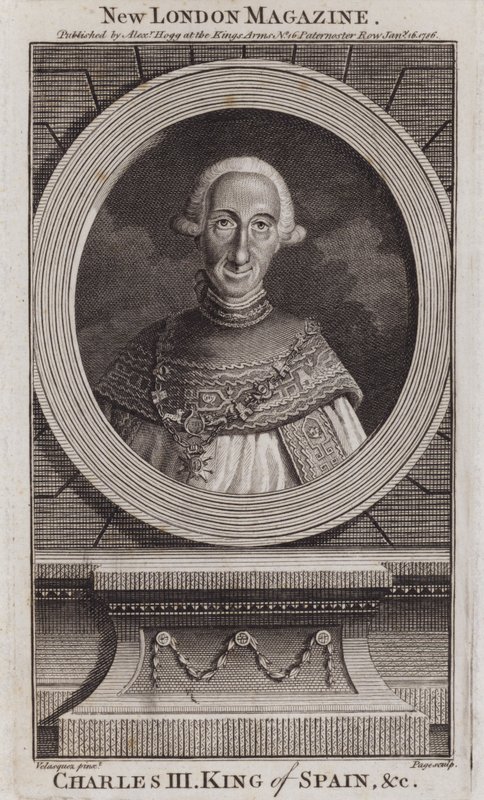 Carlo III, Re di Spagna da Diego Rodriguez de Silva y (after) Velazquez