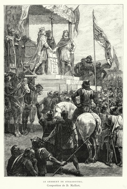 Le Serment De Strasbourg da Diogene Ulysse Napoleon Maillart