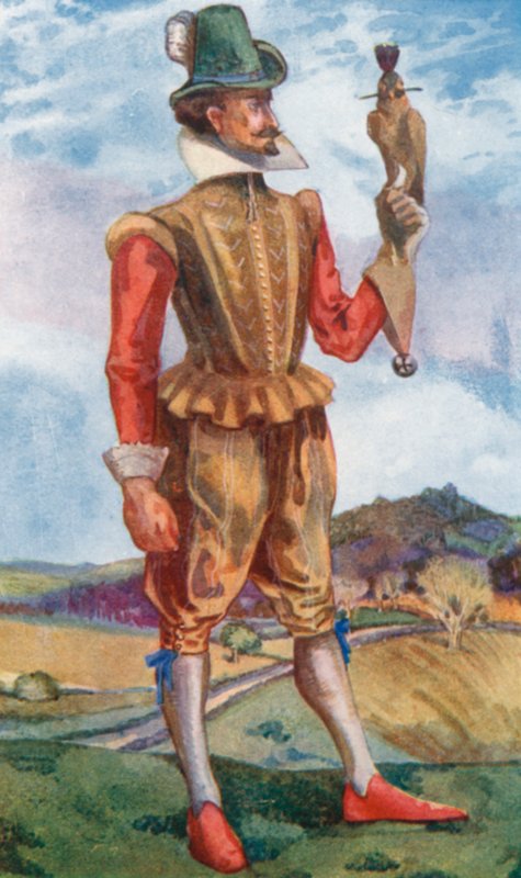 Un uomo del tempo di Giacomo I 1603-1625 da Dion Clayton Calthrop
