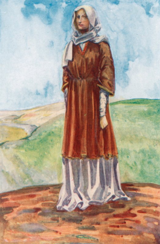 Una donna del tempo di Guglielmo I 1066-1087 da Dion Clayton Calthrop