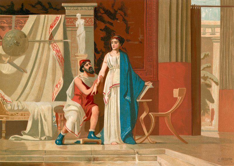 Aspasia e Pericle da Dionisio Baixeras Verdaguer