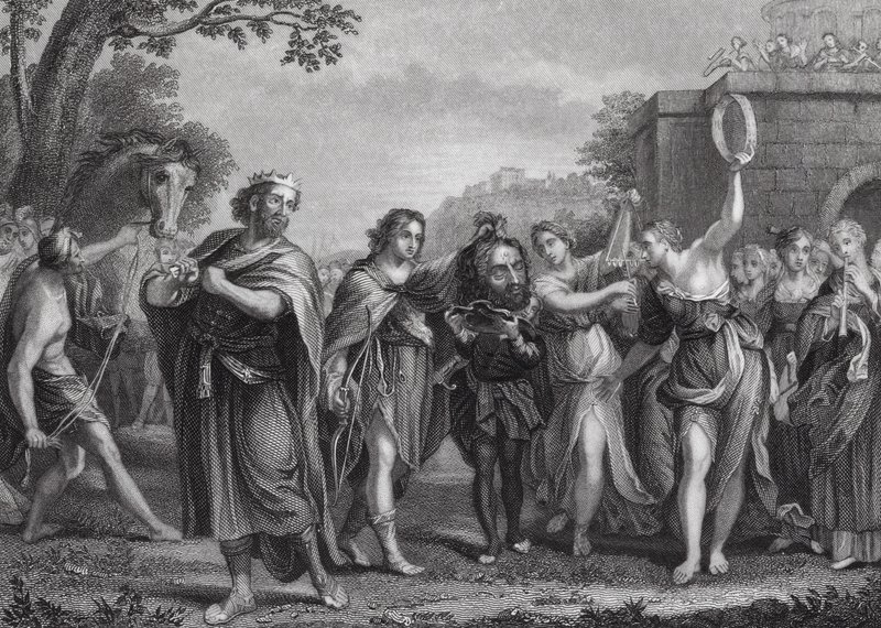 Il trionfo di Davide da Domenichino (1581 1641) (after)