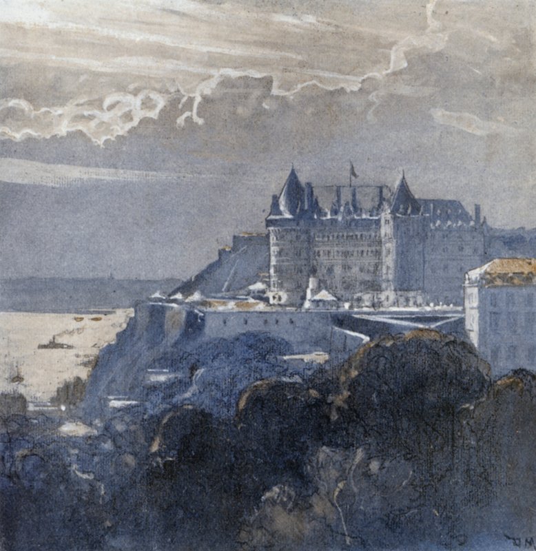 Quebec e il Chateau Frontenac da Donald (after) Maxwell