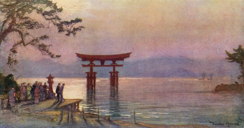 Il Torii nel Mare Interno, Giappone da Donald (after) Maxwell