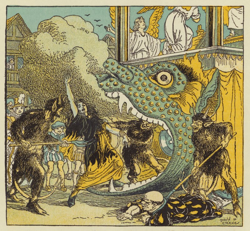 Rappresentazione misteriosa del tipo visto da William Shakespeare da ragazzo da Donn P. Crane