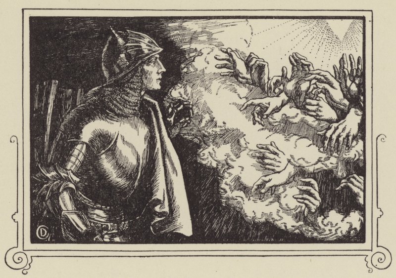 Come Sir Launcelot vide il Santo Graal da Dora Curtis