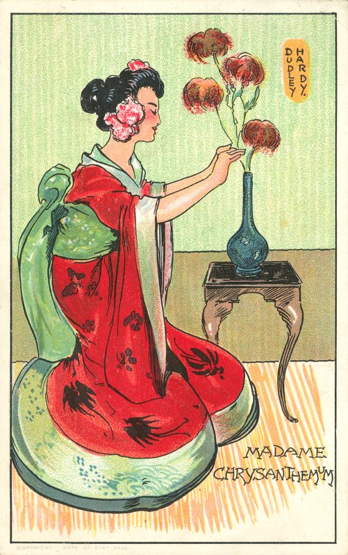 Madame Crisantemo, dal romanzo di Pierre Loti da Dudley Hardy