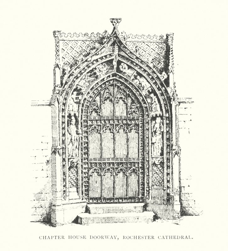 Portale della Sala Capitolare, Cattedrale di Rochester da Duncan Moul