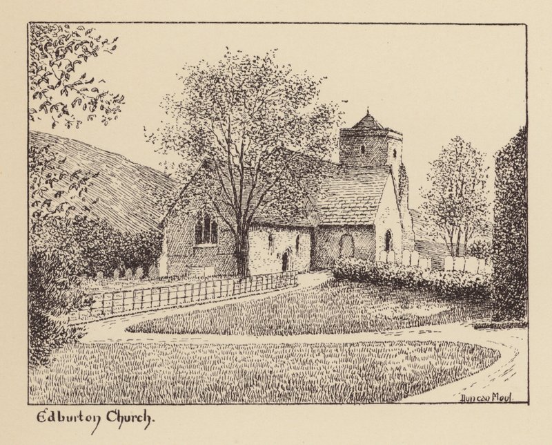 Sussex: Chiesa di Edburton da Duncan Moul