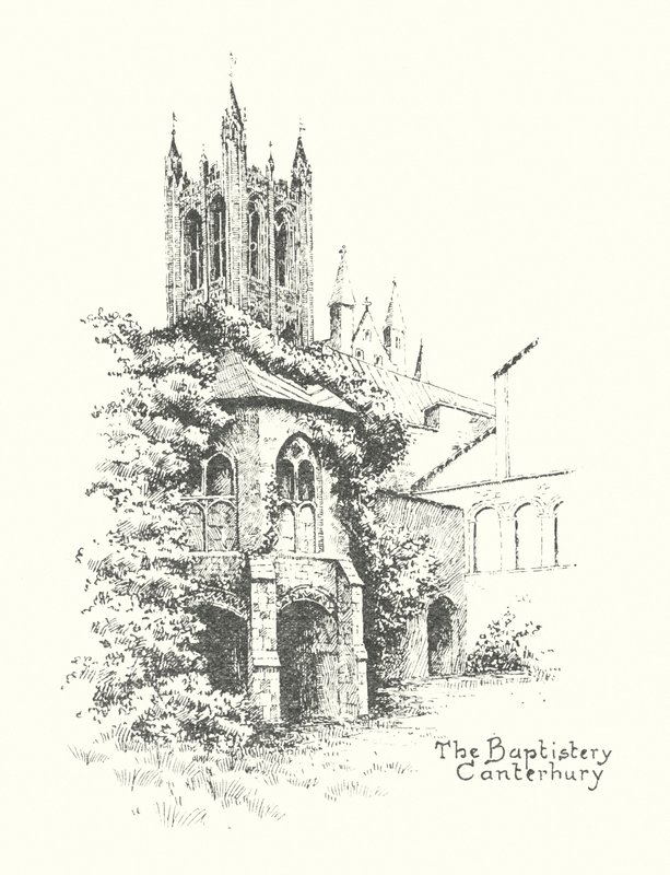 Il Battistero, Canterbury da Duncan Moul