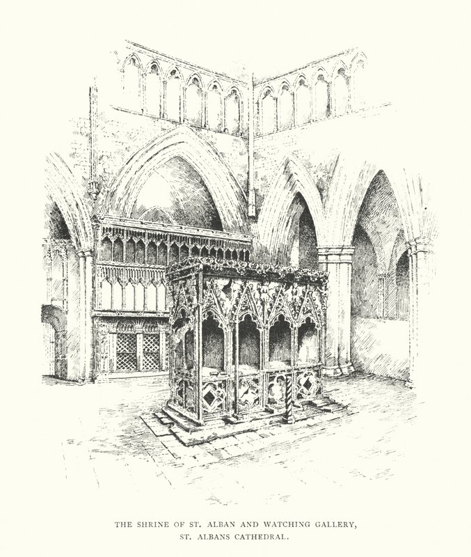 Il Santuario di San Albano e la Galleria di Sorveglianza, Cattedrale di St Albans da Duncan Moul