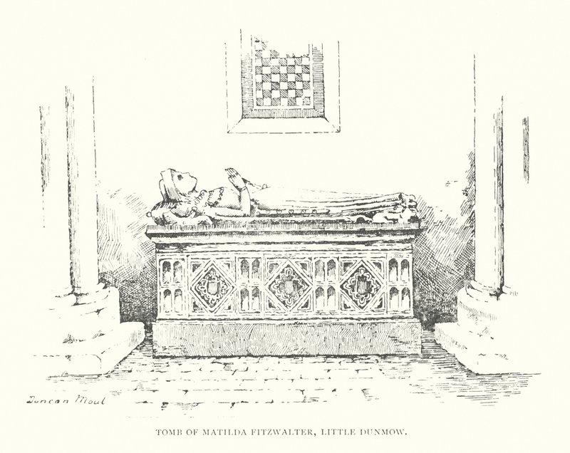 Tomba di Matilda Fitzwalter, Little Dunmow da Duncan Moul
