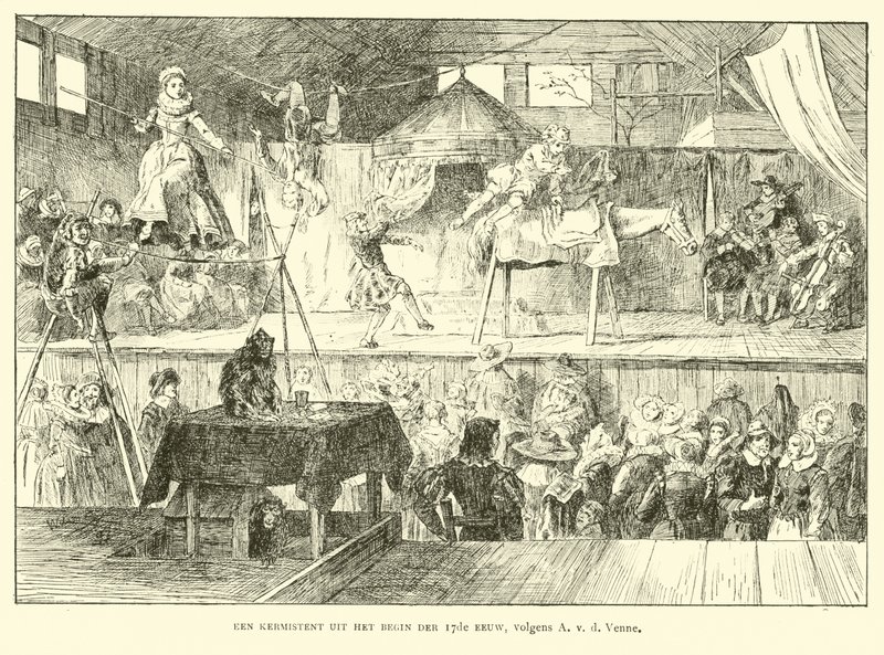 Tenda da fiera, Paesi Bassi, inizio XVII secolo da Dutch School
