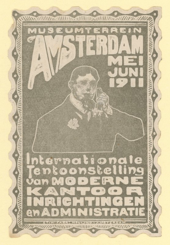 Esposizione Internazionale di Attrezzature per Ufficio Moderno, Museum Grounds, Amsterdam, 1911 da Dutch School