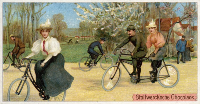 Uomini e donne in bicicletta da Dutch School