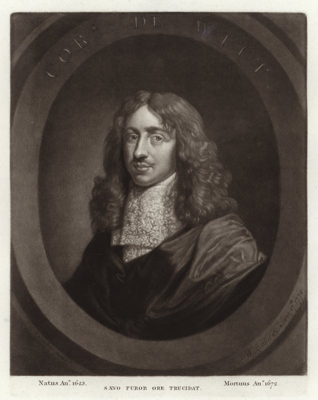 Ritratto di Cornelis de Witt da Dutch School