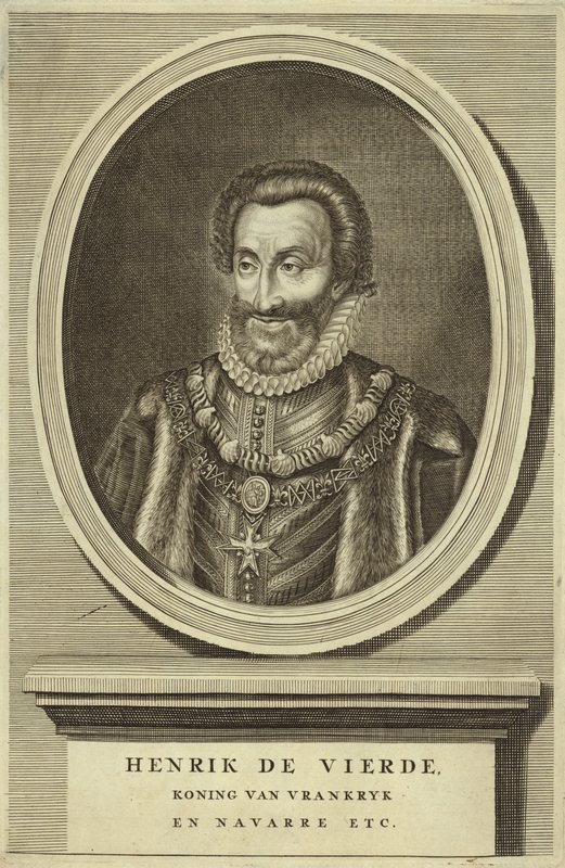 Ritratto di Re Enrico IV di Francia da Dutch School