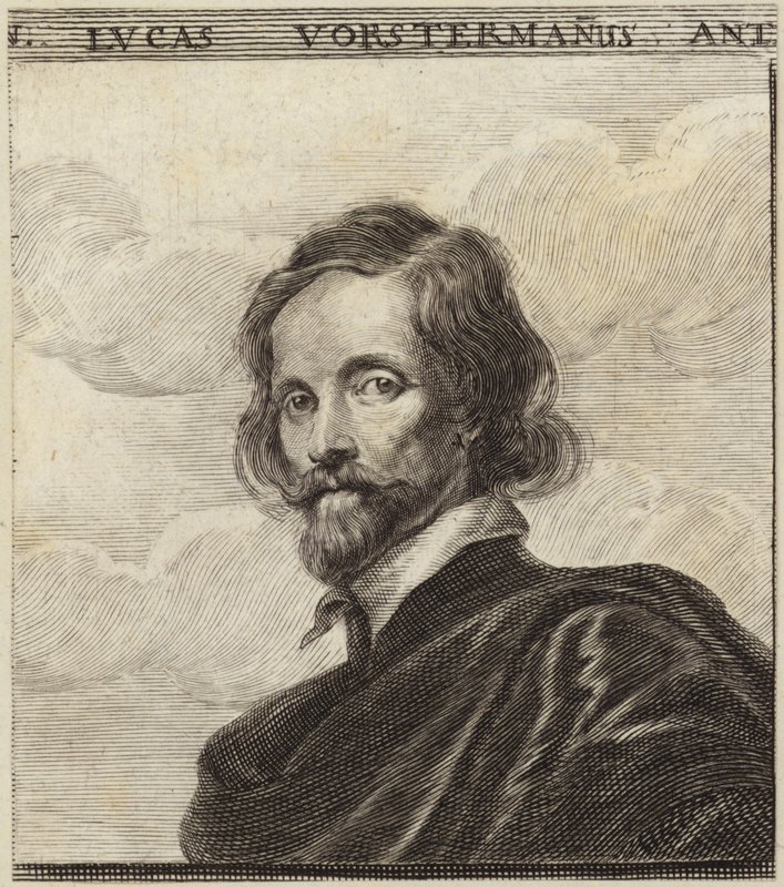 Ritratto di Lucas Vorsterman da Dutch School