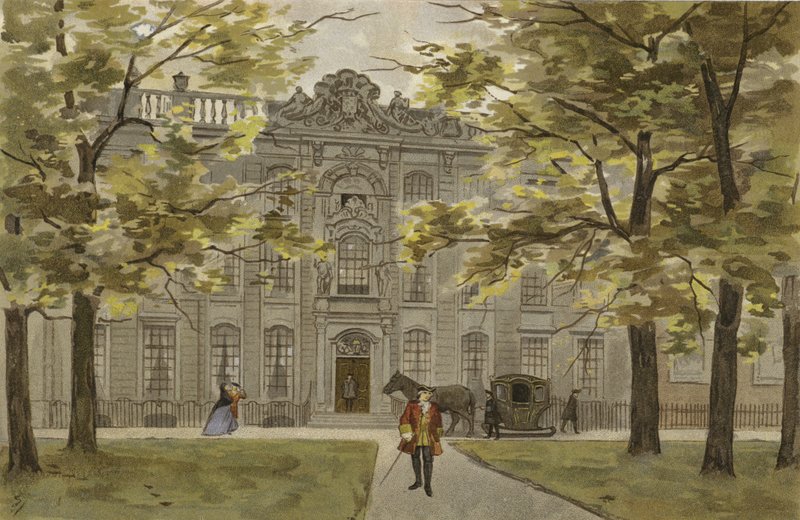 Residenza olandese sostanziale, metà XVIII secolo da Dutch School