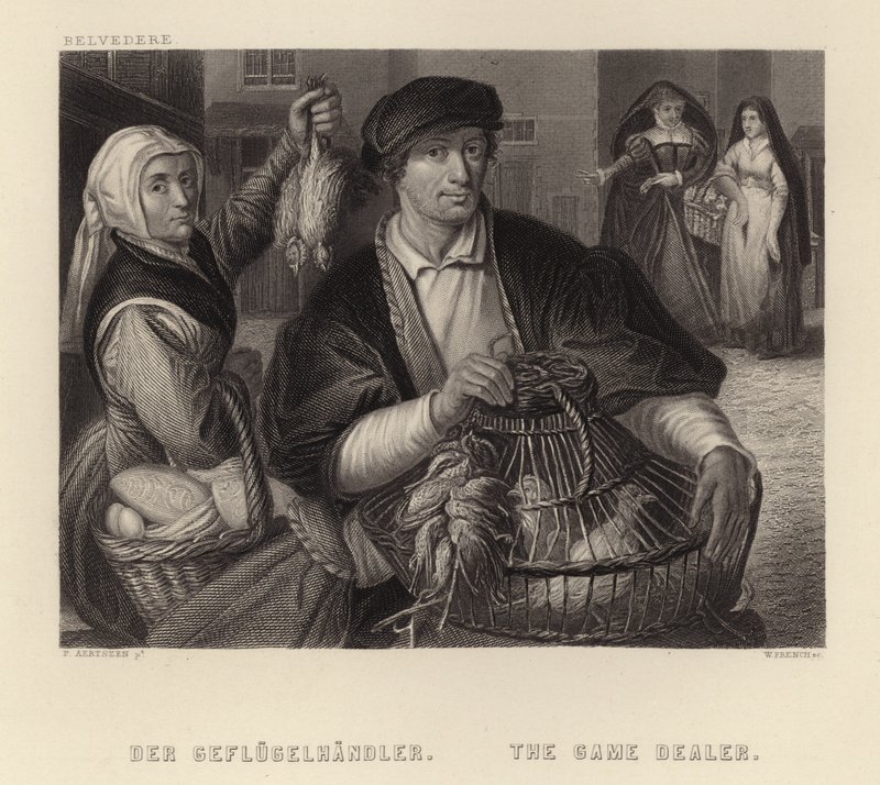 Il mercante di selvaggina da Dutch School