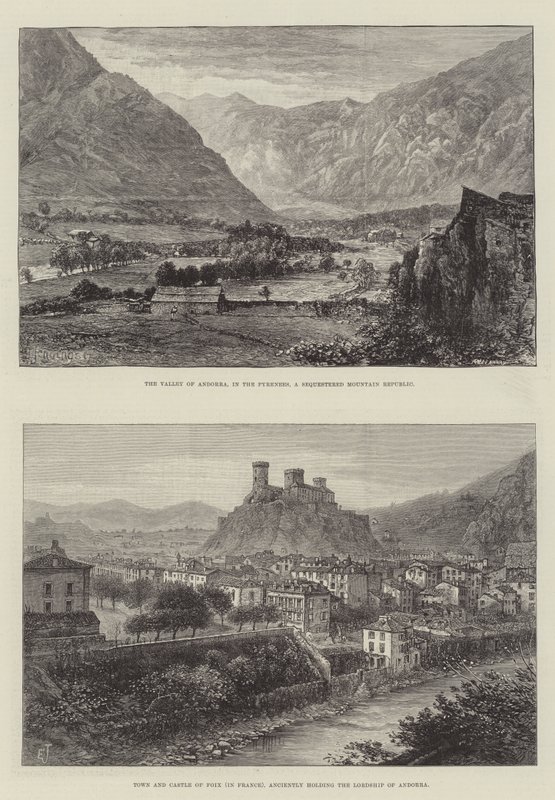Schizzi di Andorra da E. Jennings