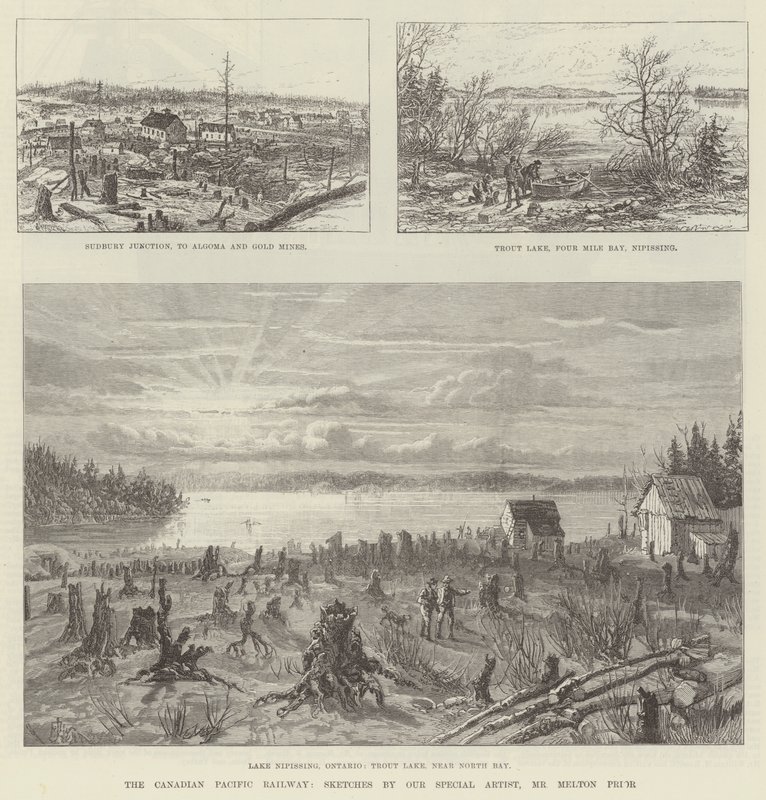 La ferrovia canadese del Pacifico da E. Jennings