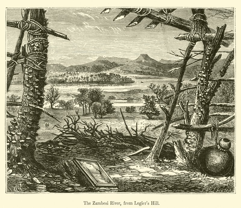 Il fiume Zambesi, da Logier
