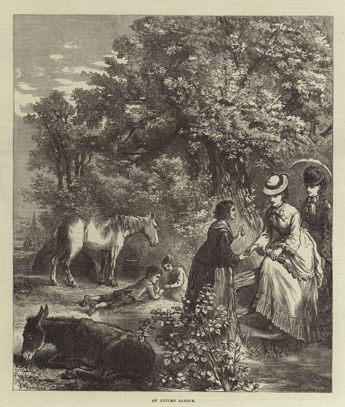 Una passeggiata autunnale da Ebenezer Newman Downard