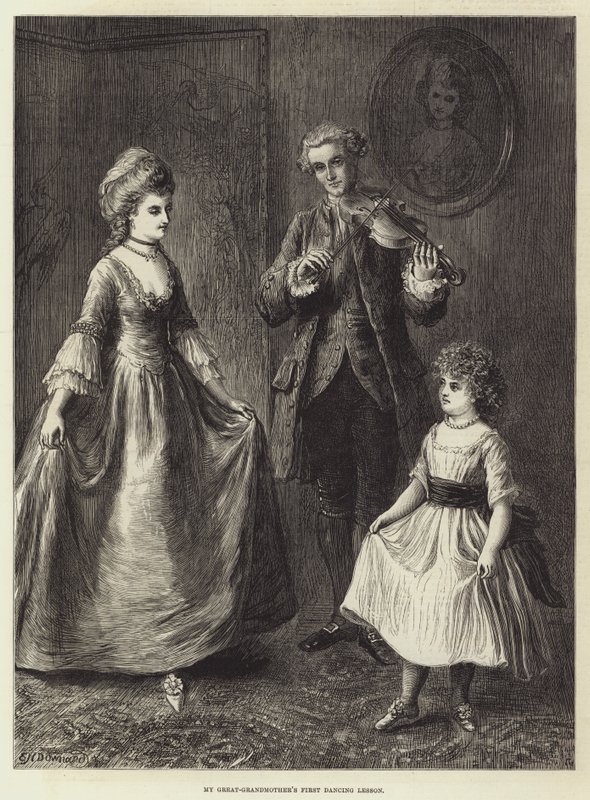 La prima lezione di danza della mia bisnonna da Ebenezer Newman Downard