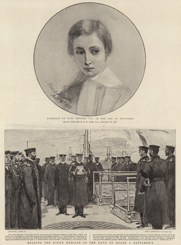 Ritratto del re Edoardo VII all