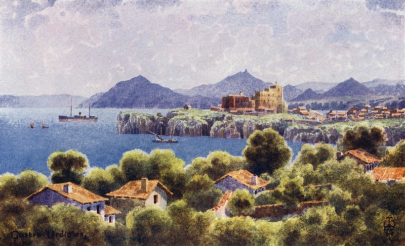 Spagna settentrionale: Castro Urdiales, La Costa di Bilbao da Edgar T. A. Wigram