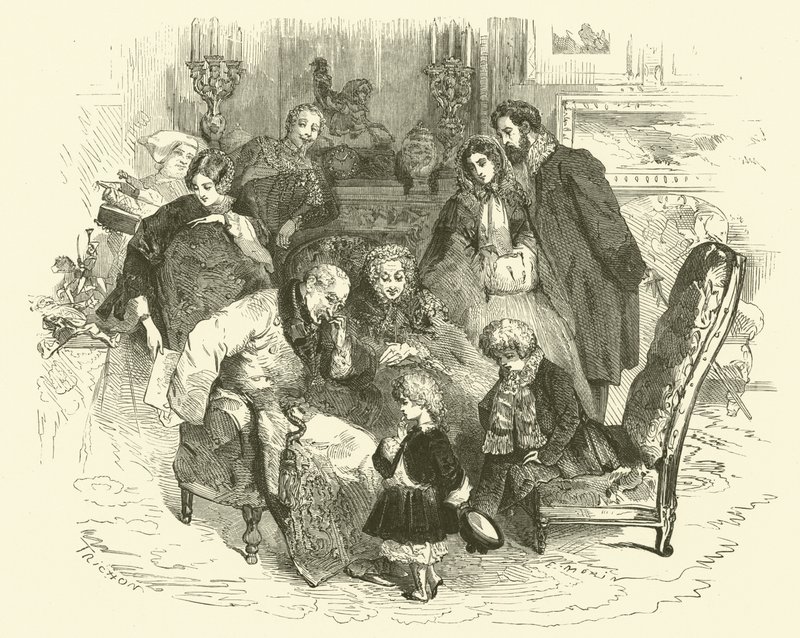 Scene di vita parigina: Capodanno dei genitori da Edmond (after) Morin