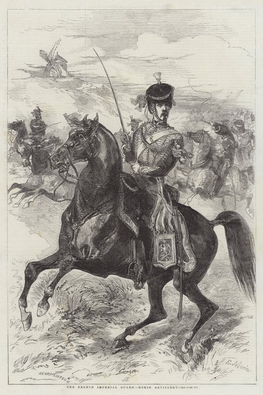 La Guardia Imperiale Francese, Artiglieria a cavallo da Edmond Morin