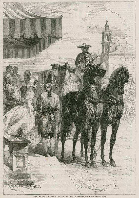 La stagione londinese - andando al salotto da Edmond Morin