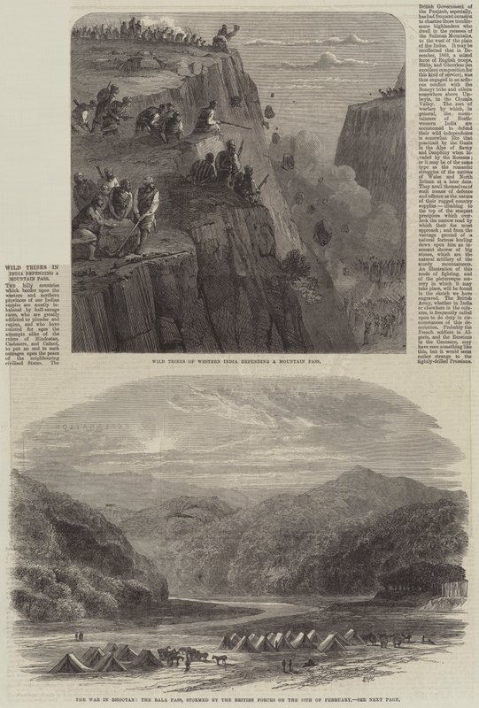 La guerra in Bhutan da Edmund Morison Wimperis
