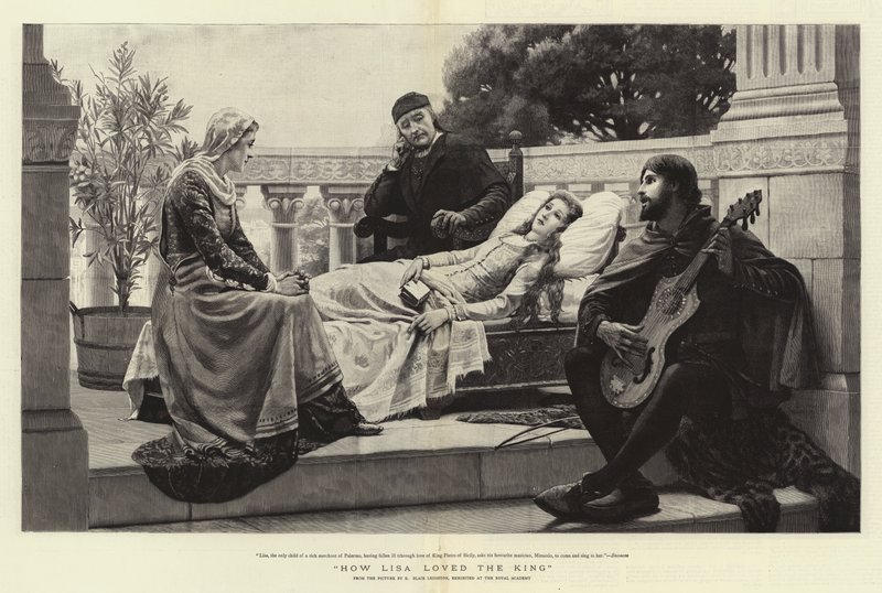 Come Lisa amava il re da Edmund Blair Leighton