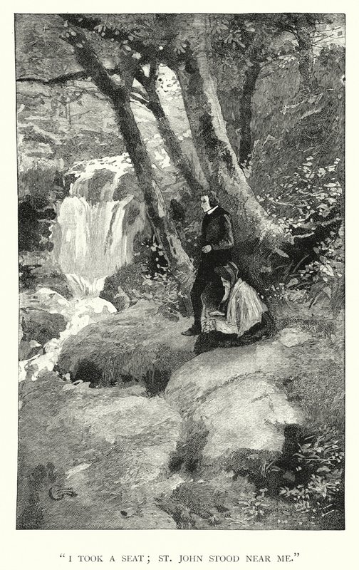 Illustrazione per Jane Eyre di Charlotte Bronte da Edmund Henry Garrett