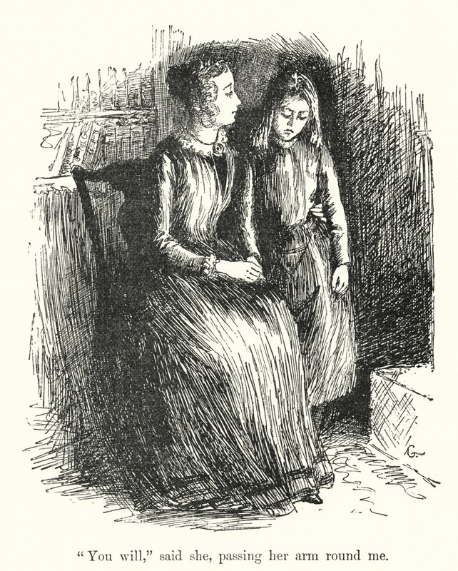 Illustrazione per Jane Eyre di Charlotte Bronte da Edmund Henry Garrett