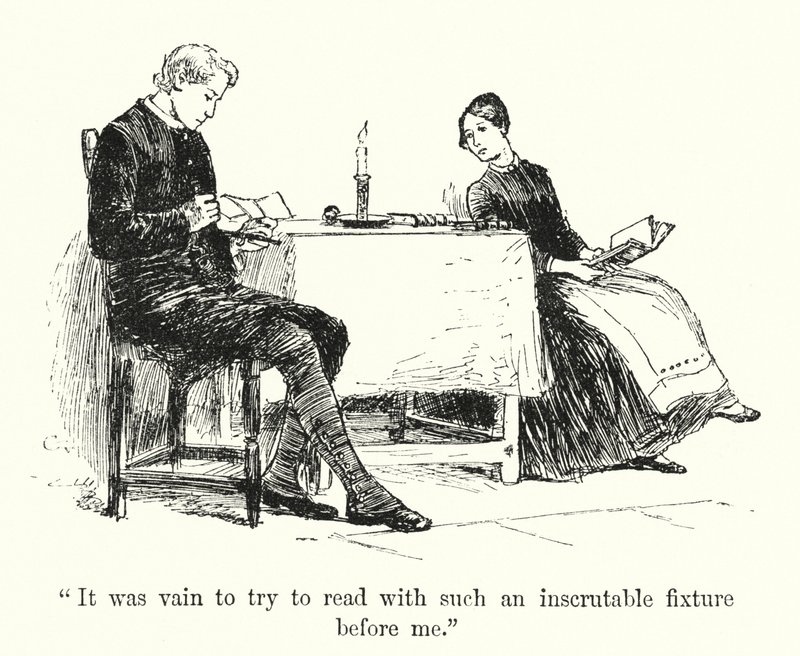 Illustrazione per Jane Eyre di Charlotte Bronte da Edmund Henry Garrett