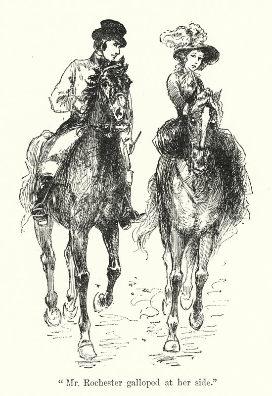 Illustrazione per Jane Eyre di Charlotte Bronte da Edmund Henry Garrett