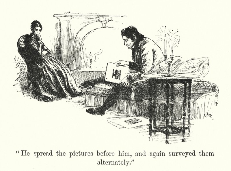 Illustrazione per Jane Eyre di Charlotte Bronte da Edmund Henry Garrett