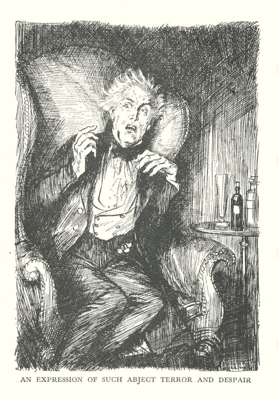 Illustrazione per Lo strano caso del dottor Jekyll e del signor Hyde di R. L. Stevenson da Edmund Joseph (after) Sullivan