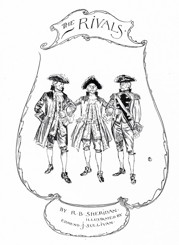Illustrazione per I rivali di Sheridan (incisione) da Edmund Joseph (after) Sullivan