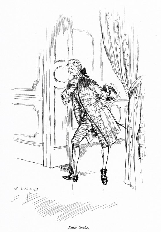 Illustrazione per La scuola della maldicenza di Sheridan (incisione) da Edmund Joseph (after) Sullivan