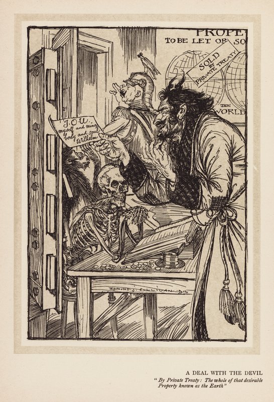 La ghirlanda del Kaiser: Un patto con il diavolo da Edmund Joseph (after) Sullivan