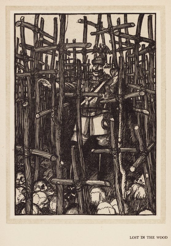 La Ghirlanda del Kaiser: Perso nel bosco da Edmund Joseph (after) Sullivan