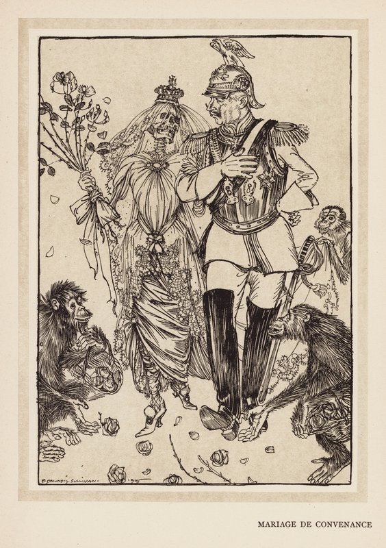 Il Garland del Kaiser: Matrimonio di convenienza da Edmund Joseph (after) Sullivan